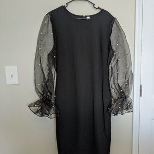 Black Dress With Fun Sleeves